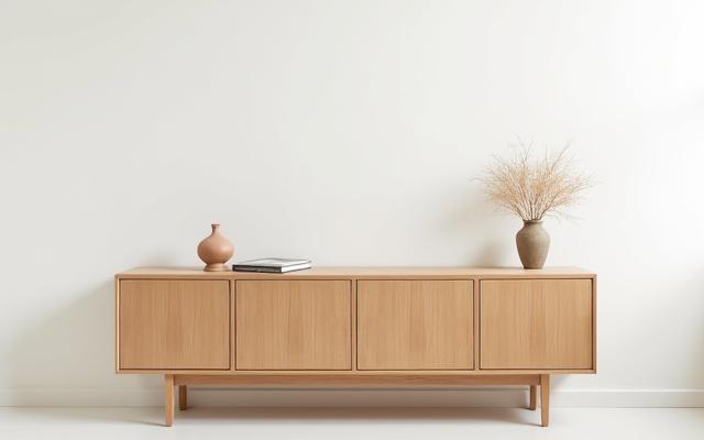 Credenza minimalista in legno